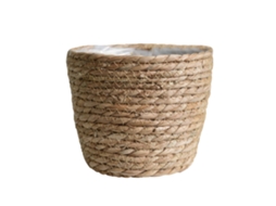 Cachepot de Trança para Plantas com Flores Frescas e Verdejantes, Design Artesanal LAXISCREED