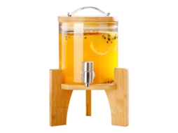 KOFIHETY Distribuidor De Bebidas, Recipiente Elegante Para Bebidas Quentes Ou Frias Com Torneira De Aço Inoxidável E Design De Boca Larga Para Fácil Enchimento