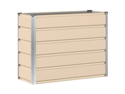 Plantador - Vaso de Jardim Ivory 100 X 40 X 75 Cm Aço HARLANV1