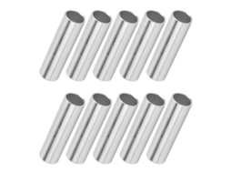 10pcs Tubo de Alumínio Redondo Reto 14mm Diâmetro 50mm Comprimento Acessórios Robótica Suporte