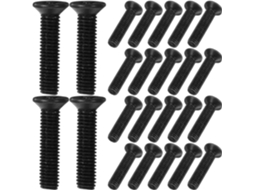 Kit De Parafusos Unomor Quick Fix Com 50 Peças Em Aço Para Fixação Rápida, Acessórios Duráveis E Kit De Mini