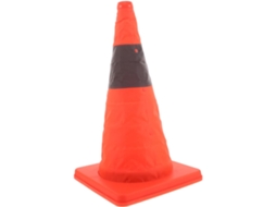 Cone de Trânsito Refletor Dobrável e Telescópico para Segurança Rodoviária com Colar. SFUSHOS