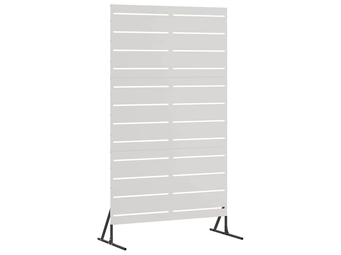 Conjunto 1 Protetor De Privacidade Vidaxl Prateado Aço (100 X 50 X 180 Cm)