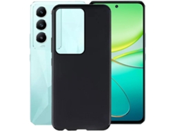 Lurelia Proteção Para Vivo V40 Se / Y100 / Y200e (5g), Capa Silicone Tpu Com Vidro Temperado De Ecrã