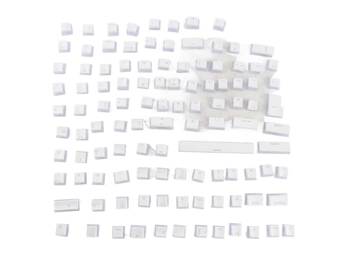 Keycaps Abs 108 Teclas Duas Camadas Transmissão De Luz Em Duas Cores Para Teclado Mecânico