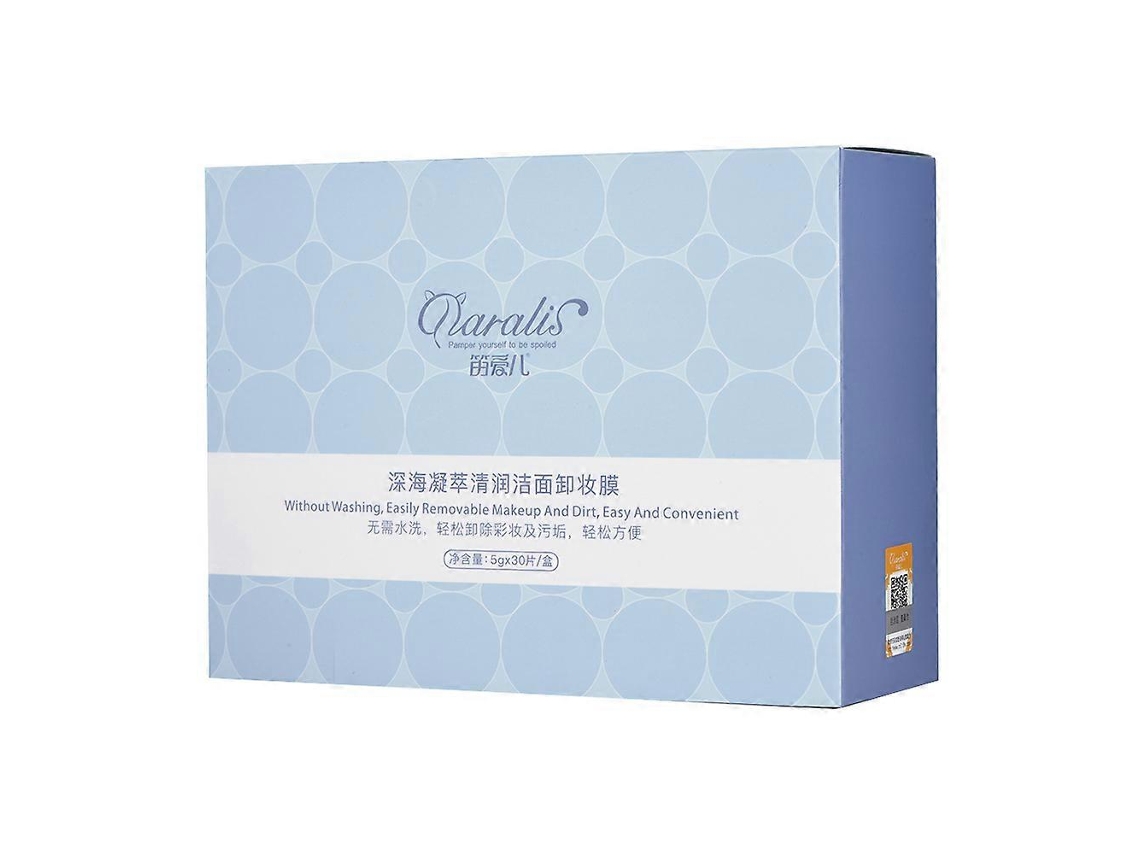 Pacote Com 30 Lenços Umedecidos De Algodão Para Remover Maquiagem Do Rosto, Lábios E Olhos, Limpeza Suave E Hidratação.