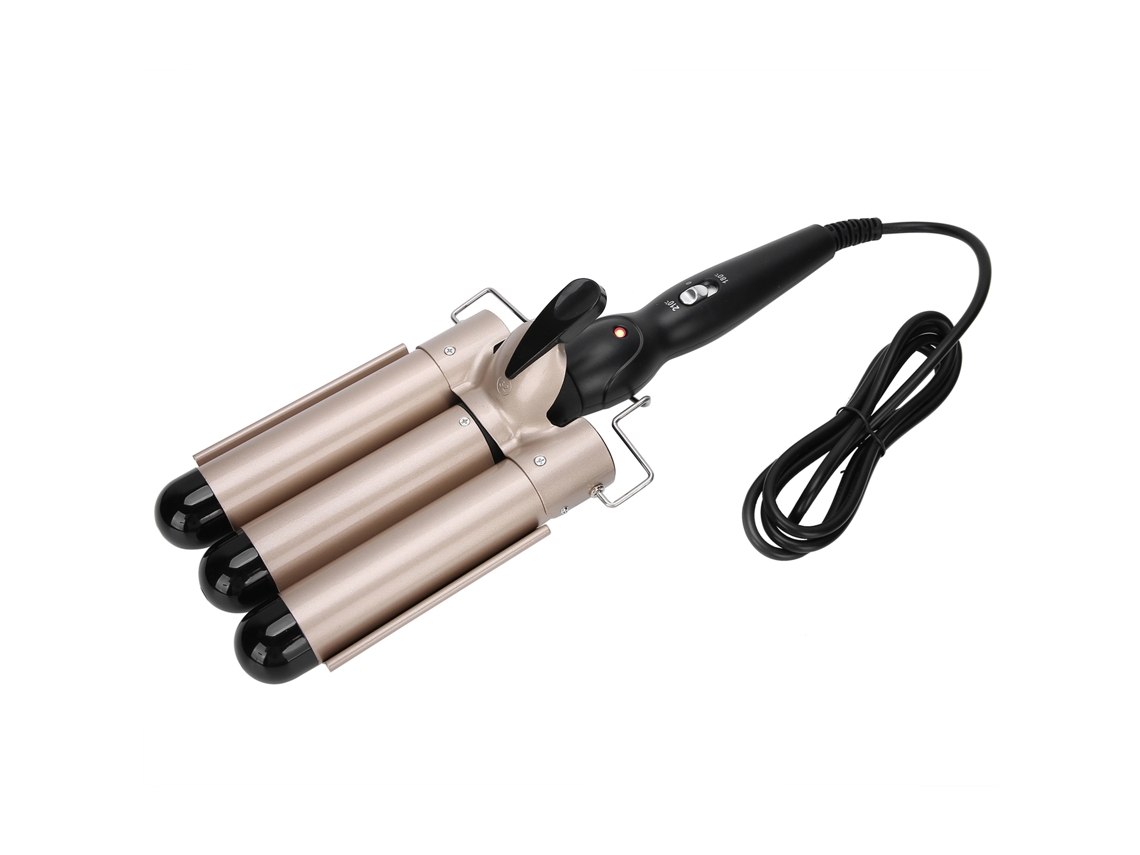 2026 plancha de Rizo de 3 Barriles Wand Ajustable Ondulador Crimper Herramienta de Peinado Eléctrico