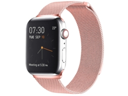 Pulseira de nylon com fivela de escada e capa fosca para Apple Watch Series 10/11 46mm HALINUI