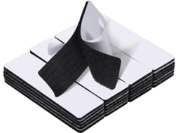 20 Conjuntos De Velcro 2,5 X 10 Cm Com Fita Dupla Face Autoadesiva Resistente Para Pendurar Quadros Em Paredes, Casa E No Escritó -aquaforge