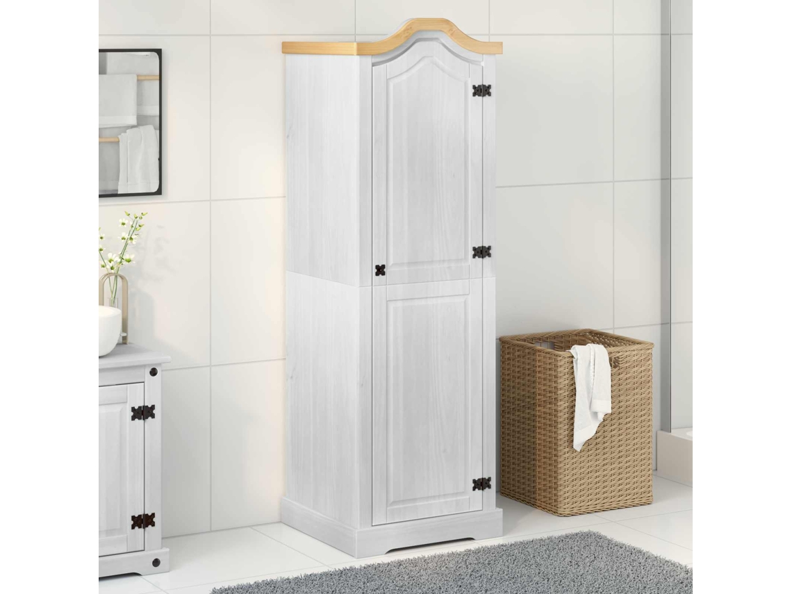 Vidaxl Guarda-roupas Branco 55 X 52 X 170 Cm