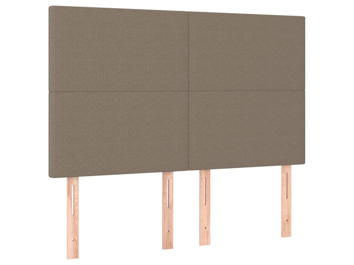 Headboard, Headboards Vidaxl Cinzento-acastanhado Tecido (144 Cm)