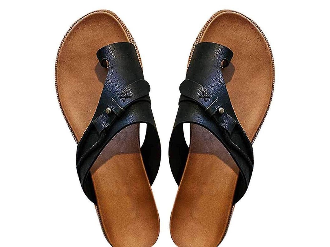 Zapatos Slip on com Sola Ortopédica Mulher Plataforma Preto Iyn 38 Branco S/MARCA