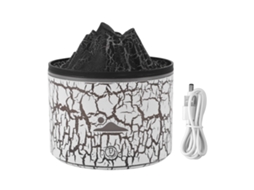 Difusor de Aromaterapia e Humidificador Volcano Flame 180ml com Auto Off LAXISCREED