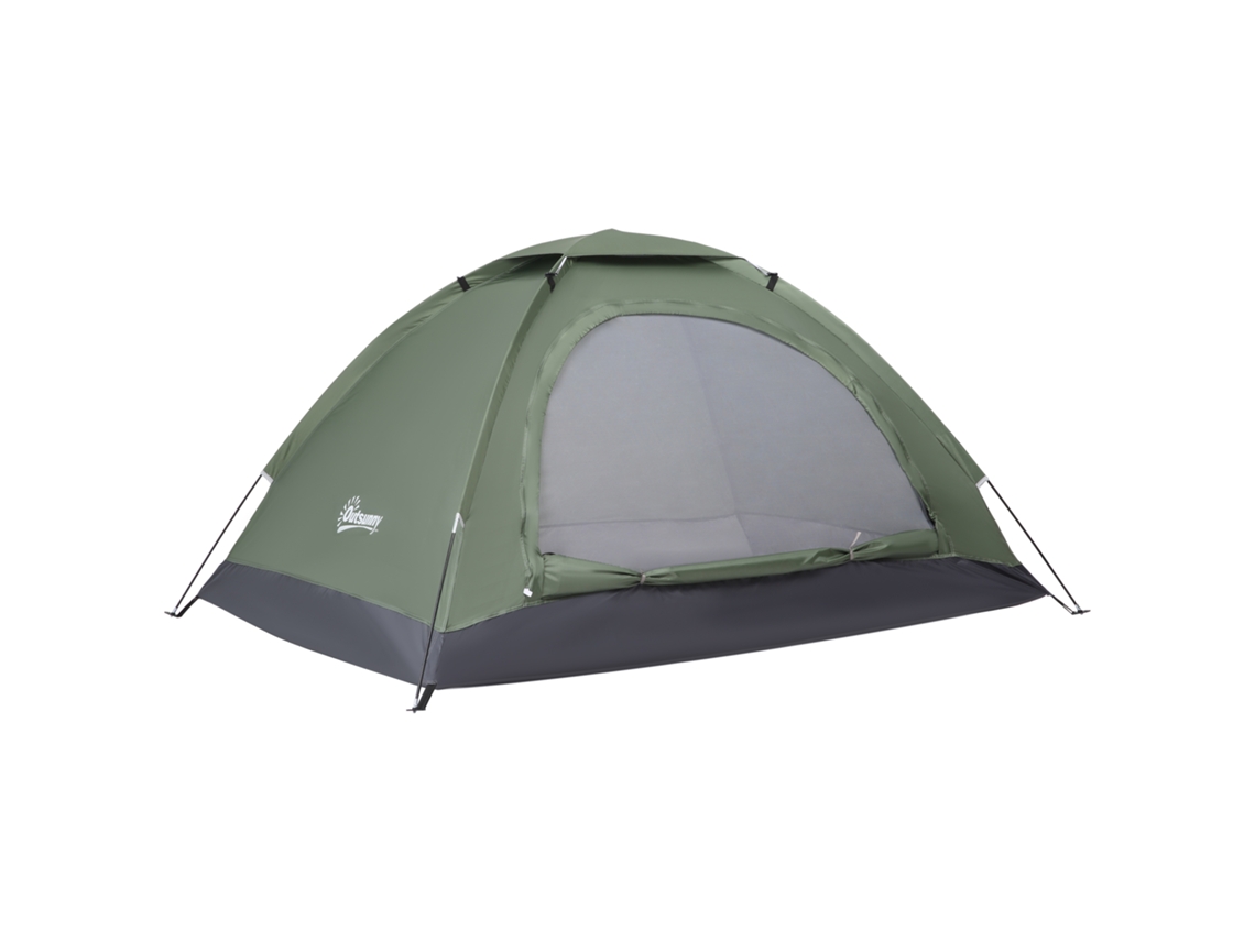 Tenda de Campismo BISBISOUS com porta, mosquiteira e janelas 206x152x110cm