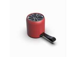 Yuru caixa de Som Bluetooth Sem Fio Mínima com Suporte a Cartão Tf, Fm e Subwoofer em Liga de Alumínio