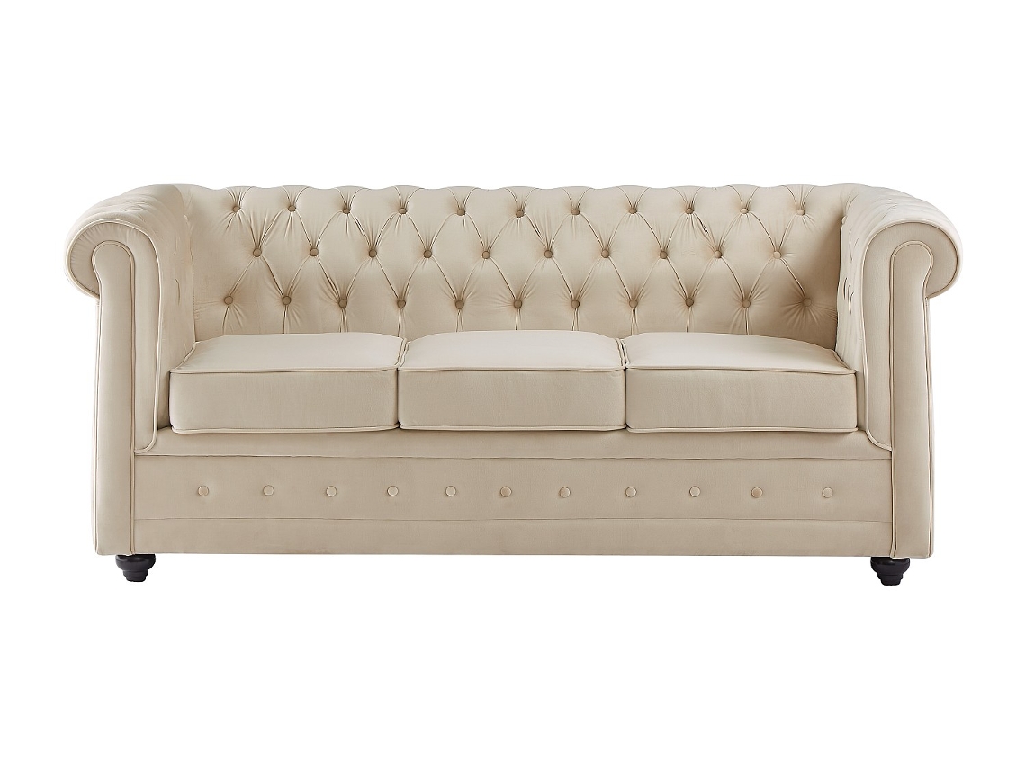 Sofá Cama Chesterfield VENTE-UNIQUE.PT