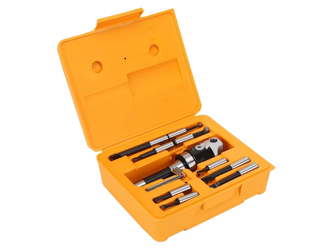Conjunto De Cabeçote Perfuração, Fresa Precisão Ajustável 2 Polegadas Para Fresadora Cnc,