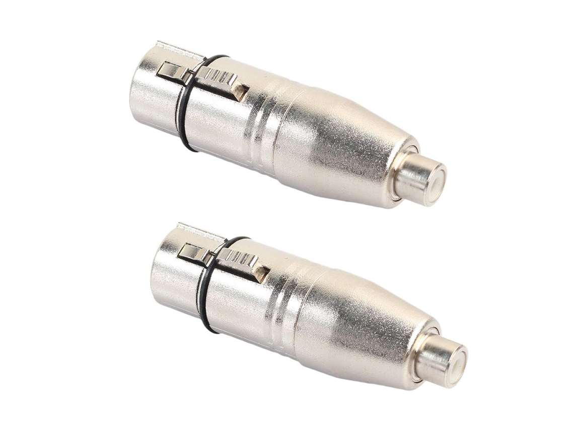 Conjunto De 2 Adaptadores Xlr Para Xlr