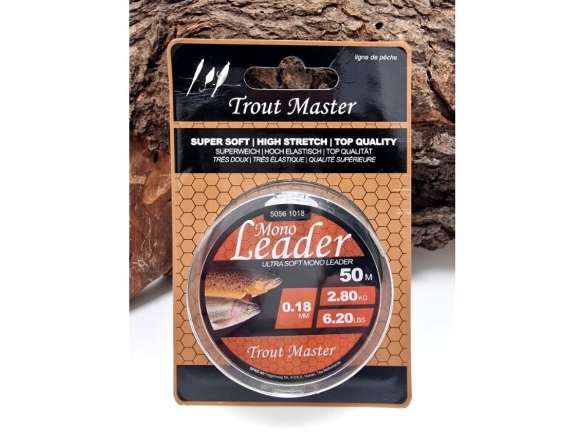 Monofilamentos TROUT MASTER Leader 0,18 Mm