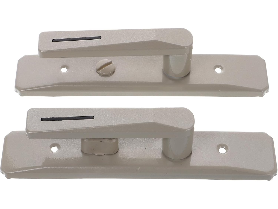 Maçaneta De Porta Em Aço Inoxidável Com Fechadura, Resistente, Bege