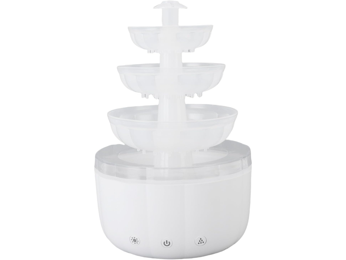 Umidificador De Ar Tipo Fonte 500 Ml, Com Aromas Relaxantes, Ideal Para Conforto E Relaxamento.