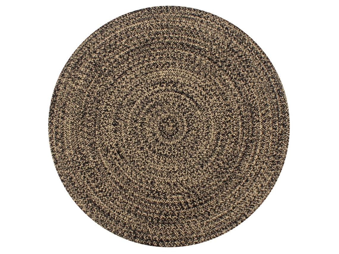 Area Rug, Area Rugs Vidaxl Preto Juta (n/a)