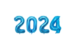 Laxiscreed Balões De Folho Com Número 2024 Para Decoração De Festa De Ano Novo