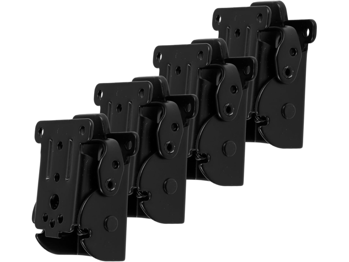Conjunto De 4 Dobradiças Dobráveis Com Trava Automática Para Acessórios De Móveis De Mesa