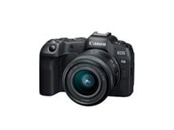 Kit Máquina Fotográfica CANON EOS R8 + RF 24-50 mm (Encaixe: CANON RF - Abertura: F4.5-6.3 IS STM)