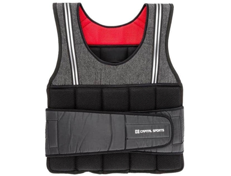 Colete De Peso Ajustável Capital Sports Vestpro 10 Kg Para Treinamento Eficaz