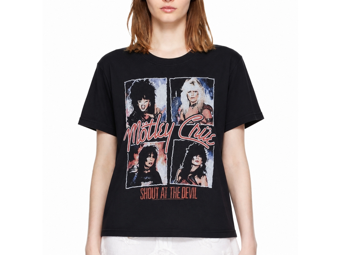 Motley Crue Shout At The Devil Photo T-shirt Unisex Adults Size:l
