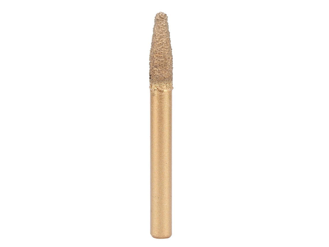 Ferramenta De Desbaste Cnc Com Diamante Soldado 6mm, Broca Router Soldada 20 Graus 60mm