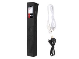 Gravador de Voz Mali Digital com Redução de Ruído, Programado, Reprodutor MP3, 8GB