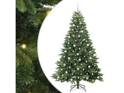 Conjunto 1 Decoração De Natal Vidaxl Verde Plástico (210 Cm)