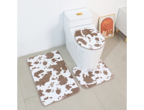 Tapetes de Banho Antiderrapantes Absorventes de Secagem Rápida para Decoração de Banheiro Grão Bege EVELTEK 50x80cm