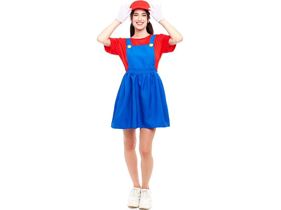 Fato de Mulher PARTILANDIA Canalizador de Videojogos Vermelho (Tam.: M)