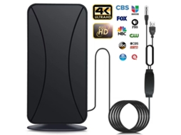 Antena de Tv Digital de Alta Definição para Interior e Exterior Dvb-T2 Hdtv 10M SIURN