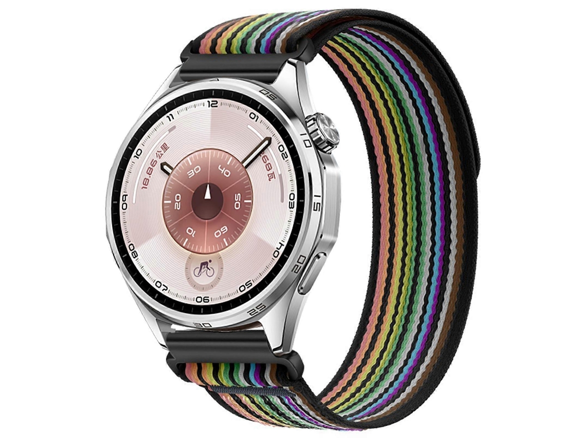 Pulseira De Nylon Wild Path Loop Com Fecho De Velcro Para Huawei Watch Gt 6 46mm