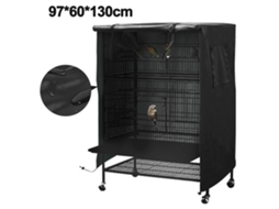 Gaiola de tecido Oxford 97x60x130cm preta AQUAFORGE