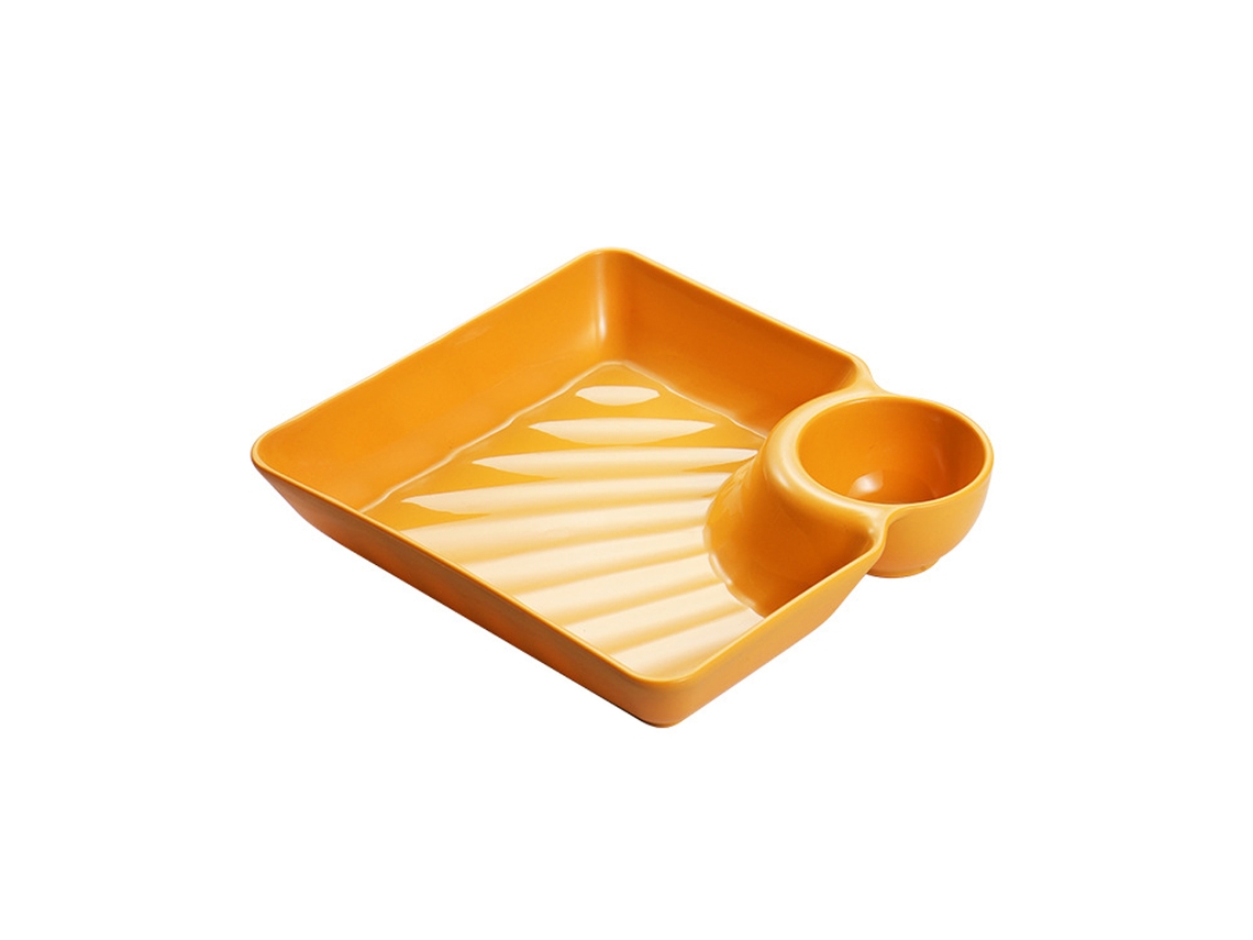 Pratos para Dumplings com Compartimento para Molho NEVEANCE