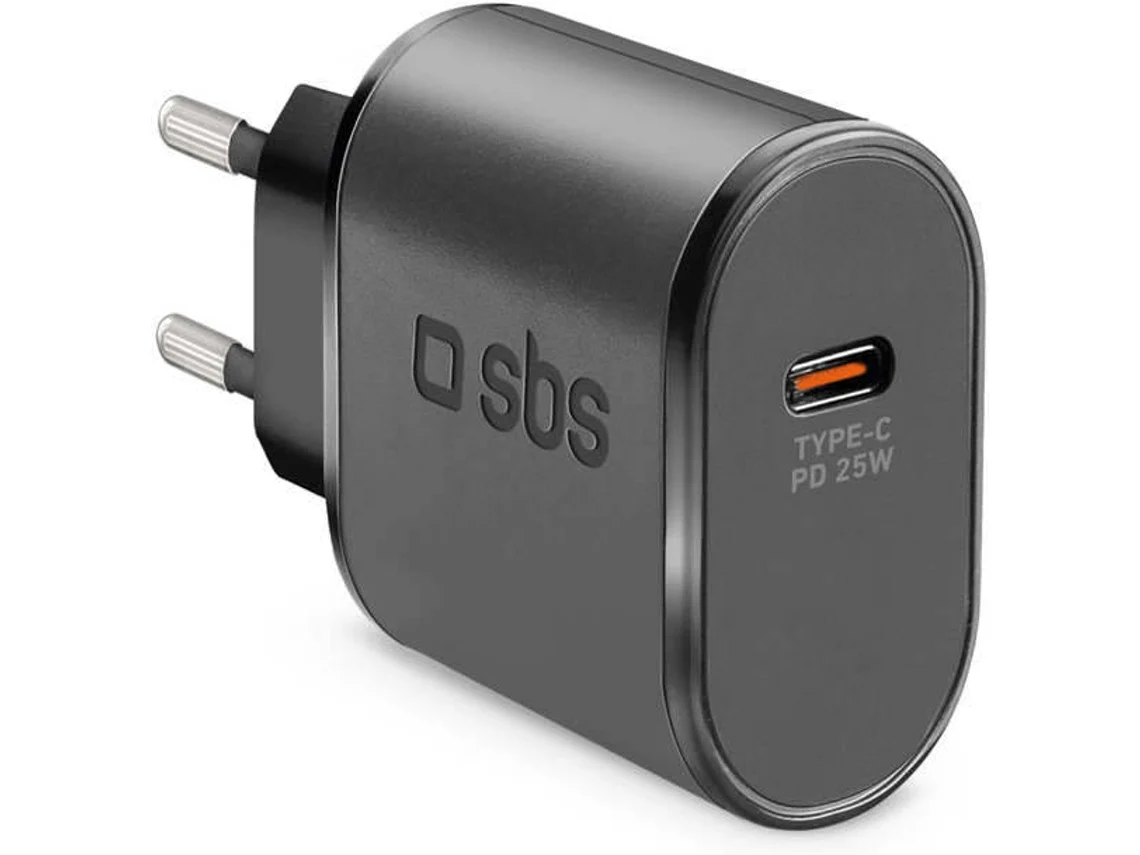 Carregador SBS TETR1CPD25 (Tipo C - 25 W - Preto)