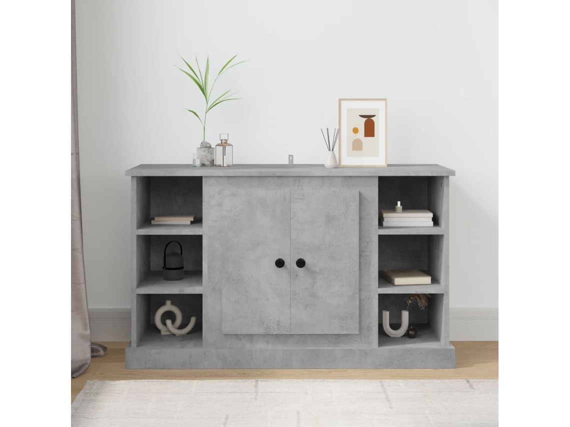 Aparador 100x35,5x60 cm Derivados de Madera Cemento Gris
