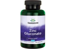 Suplemento Alimentar SWANSON Gluconato De Zinco Swanson (250 cápsulas de 50mg)