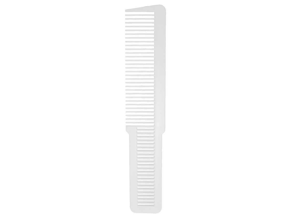 Pente De Bolso Profissional Com Dentes Finos E Largos Para Barbearia E Estilo De Cabelo De Todos Os Tipos Branco