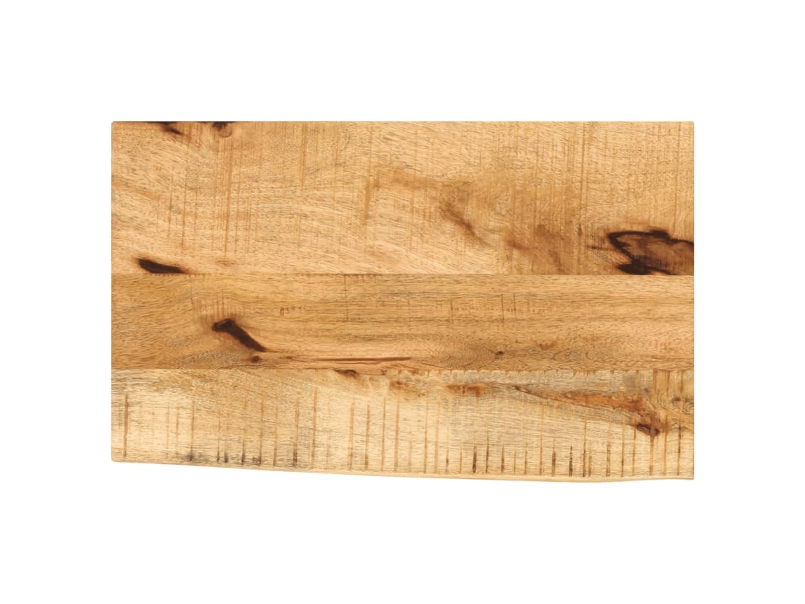 Vidaxl Tampo De Mesa C/ Borda Viva 50x20x3,8cm Mangueira Áspera Maciça