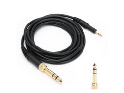 Aetheria cabo de Áudio para Fones de Ouvido Technica Ath m50x M40x M70x com Adaptador 6.35mm