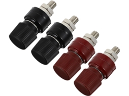Terminais De Bateria Niquelados,4 Peças,conector Alimentação M8 555 Para Gerador,kit Cabo