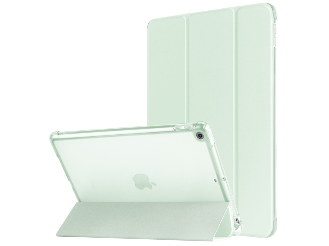 Elysve Capa Protetora Para Ipad Pro 11 Polegadas 2024 Tpu Com Slot Para Caneta Verde Claro