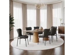Conjunto de 6 Cadeiras Estofadas Tessa Ergonómicas TECTAKE