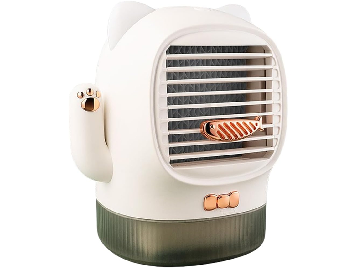 Ventilador De Mesa Usb Com Resfriamento Por Névoa, 6 Velocidades,